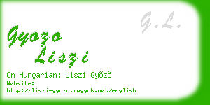 gyozo liszi business card